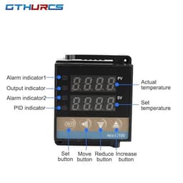 REX-C100 110V to 240V 0 to 1300 Degree Digital PID Temperature