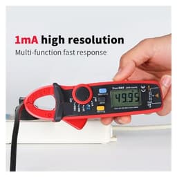 Resistance Tester Mini Digital AC DC Current Clamp Meter Voltage Voltmeter 100A Ammeter Pliers Electrical Frequency
