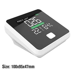 PM2.5 Detector Air Quality Temperature Humidity Meter Gas Monitor LCD Screen Dust Thermometer Multi-Function Tool