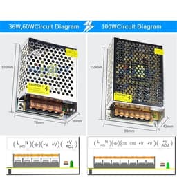 DC 12V 24V Switching Power Supply 2A 3A 4A 5A 8A 10A 15A 20A 25A 30A 40A Adapte AC- LED Driver Converter(24v-15w)