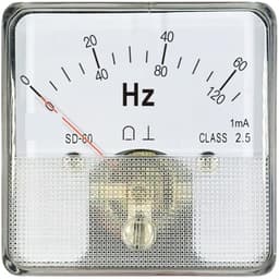 SD60 60HZ 120Hz Dual Range Analog Frequency Meter 1ma DH60 Scale Instrument CZ60 1Pcs