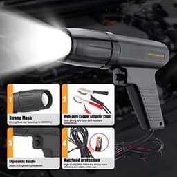 BM210 12V 24V 36V 48V 60V 72V Golf Cart Battery Meter+Automotive Timing Light 12V