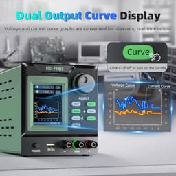 NICE-POWER 30V 5A Linear DC Power Supply, Programmable Precision Variable Bench Power Supply, Low Ripple & Low Noise Regulated Lab Power Supply with