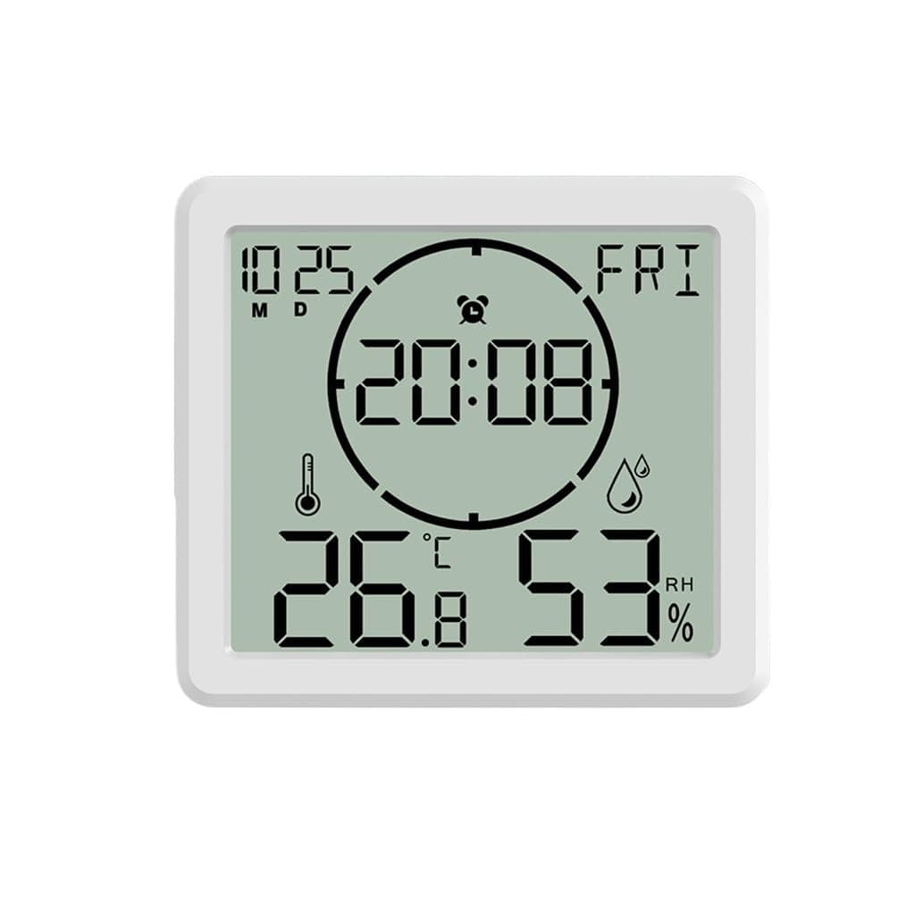 Temperature and Humidity Meter Clock Household Thermometer High-Precision Multi-Function Electronic Hygrometer