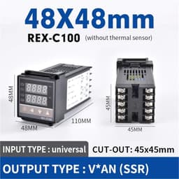 REX-C100 Digital RKC PID Thermostat Temperature Controller digital