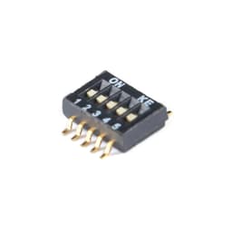 5Pcs Toggle Switch SMD SMT Slide Type 1P 2P 3P 4P 5P 6P 8P 1.27mm Position Way DIP Black Pitch Snap(4 Positions)