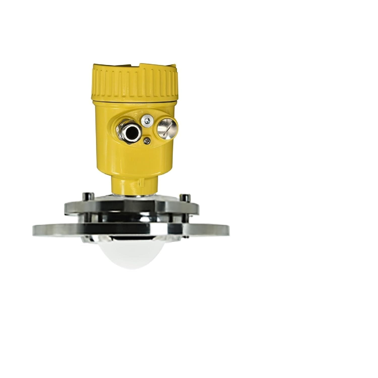 Level Transmitter Non-Contact Liquid Solid Powder Silo Level Sensor DN80 DN100 High-Frequency Radar Level Meter(DN80 0-10m)