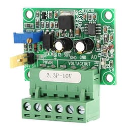 3.3V PWM to 0 to10V Voltage Converter Metal Converter Module D/A Digital Analog PLC Module Frequency to Voltage Converter Module