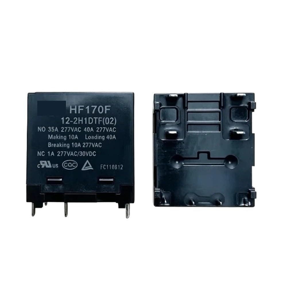 Relay HF170F 12-2H1DTF(02) 12VDC Coil 35A NO 1A NC 277VAC 1Pcs