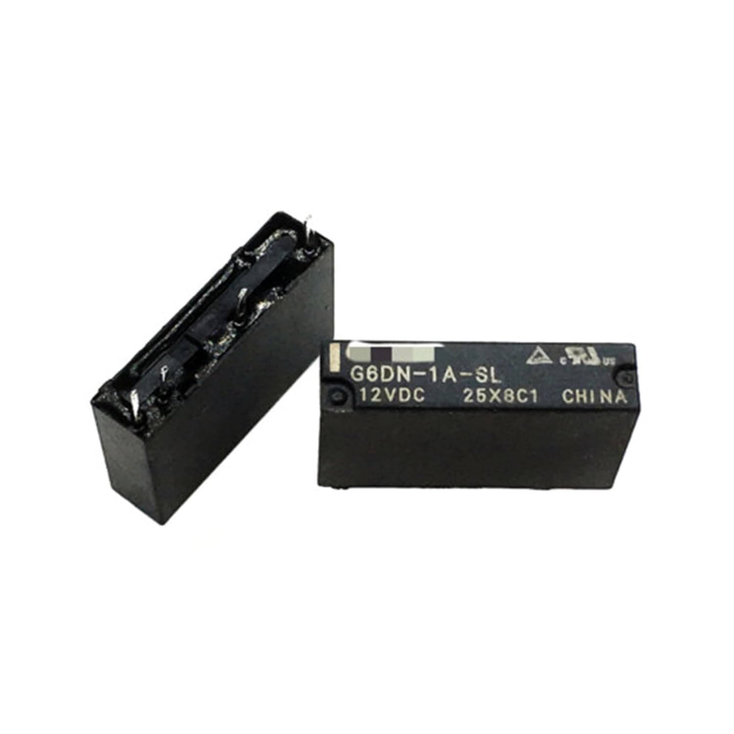 Original for G6DN-1A-L/SL SPST 5A PCB Power Relay DC5/12/24V Slim 5Pcs (G6DN-1A-SL-12VDC)