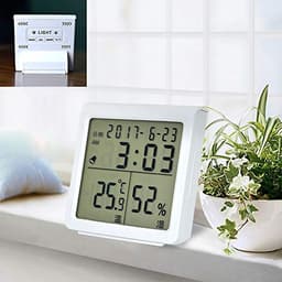 Hygrothermograph Thermometer Digital Multifunctional Gauge ，High-Precision Wet and Dry Temperature and Humidity Meter
