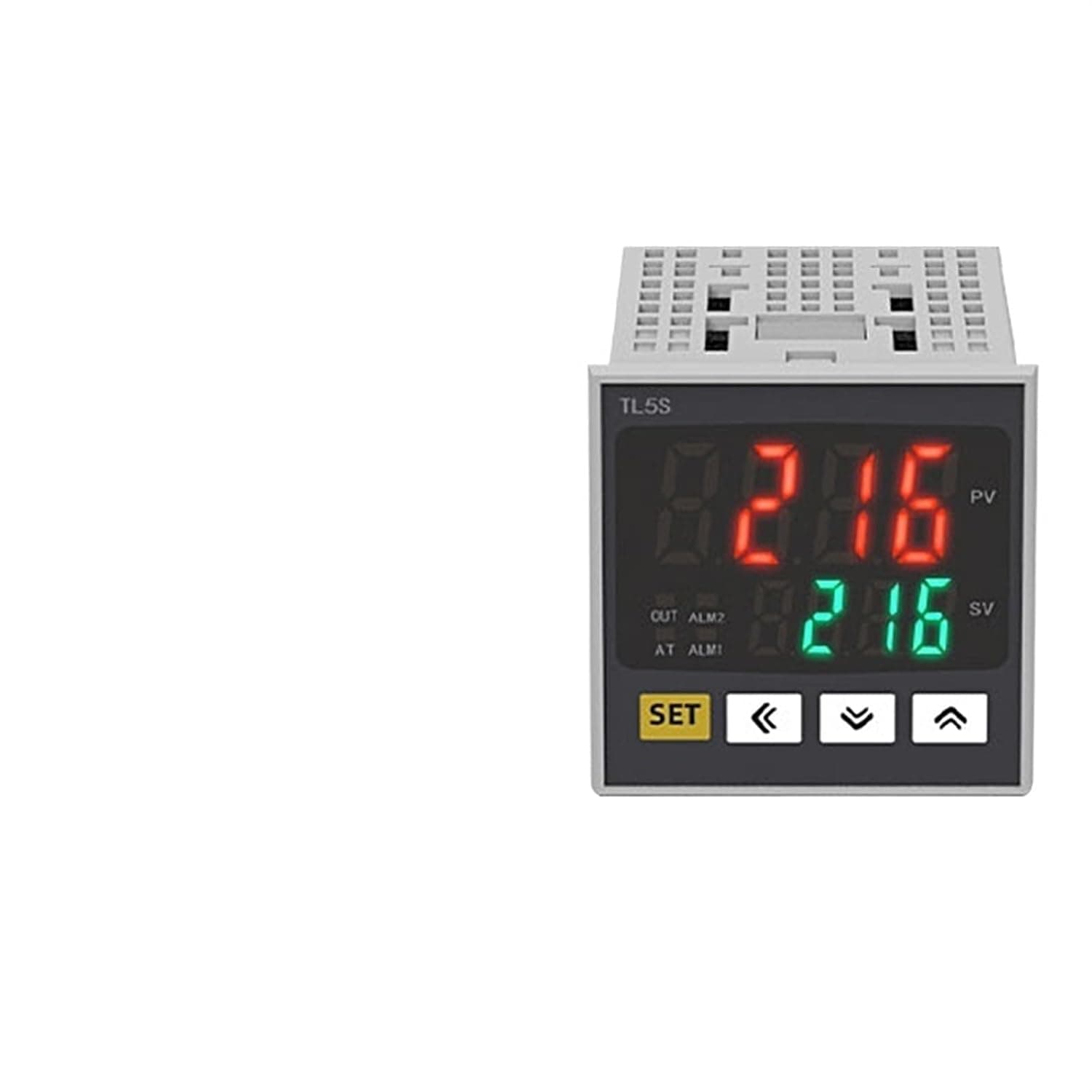Muilt Input SSR+Relay 4-20mA Output PID Digital Display Temperature Controller Instrument 110VAC to 240VAC(48x48 SSR Relay 2ALM)