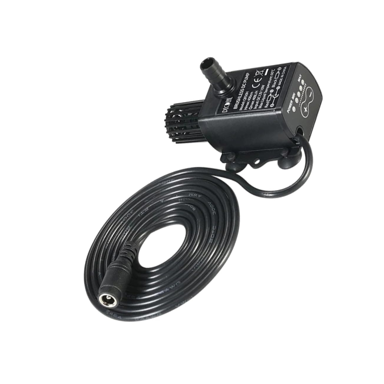 12V DC Brushless Water Pump, Submersible Fountain Pond Circulator