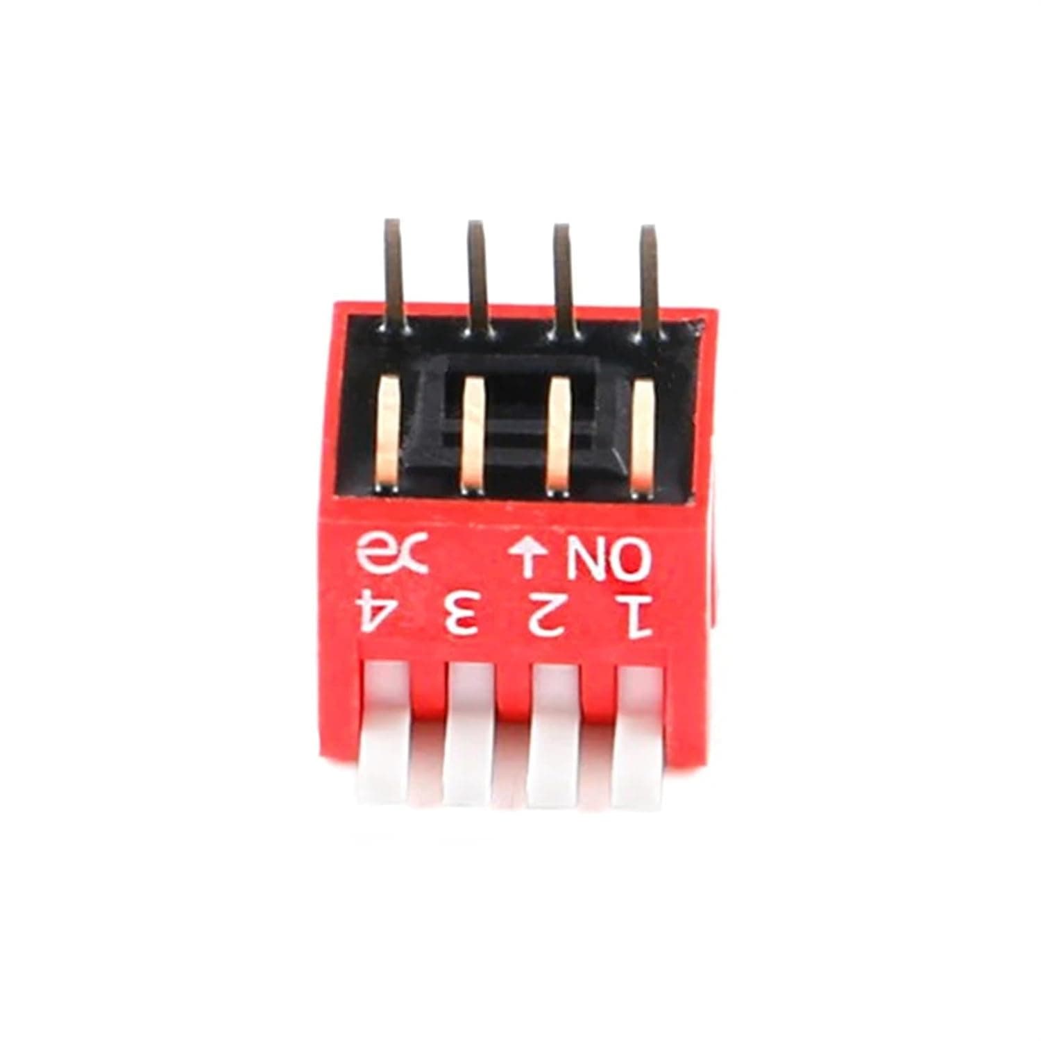 2.54mm RED DIP Side Dial Toggle Coding Switch Touch ON/Off DP 2P 3P 4P 5P 6P 8P DP-02P DP-06P DP-08P DP-4P DP-5P DP-3P 3Pcs(2P)