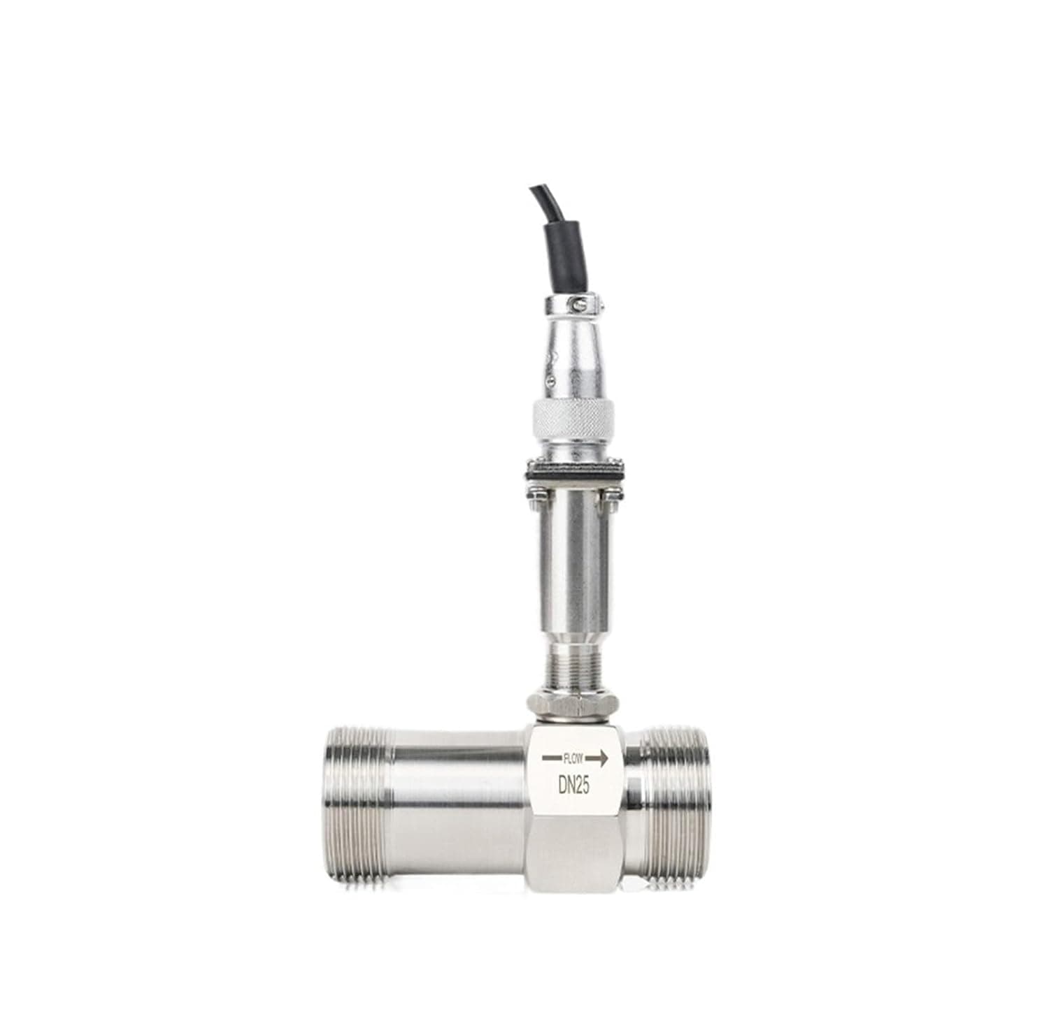 Liquid Flow Meter Pipe Sensor Section Type Stainless Steel(DN20 thread)