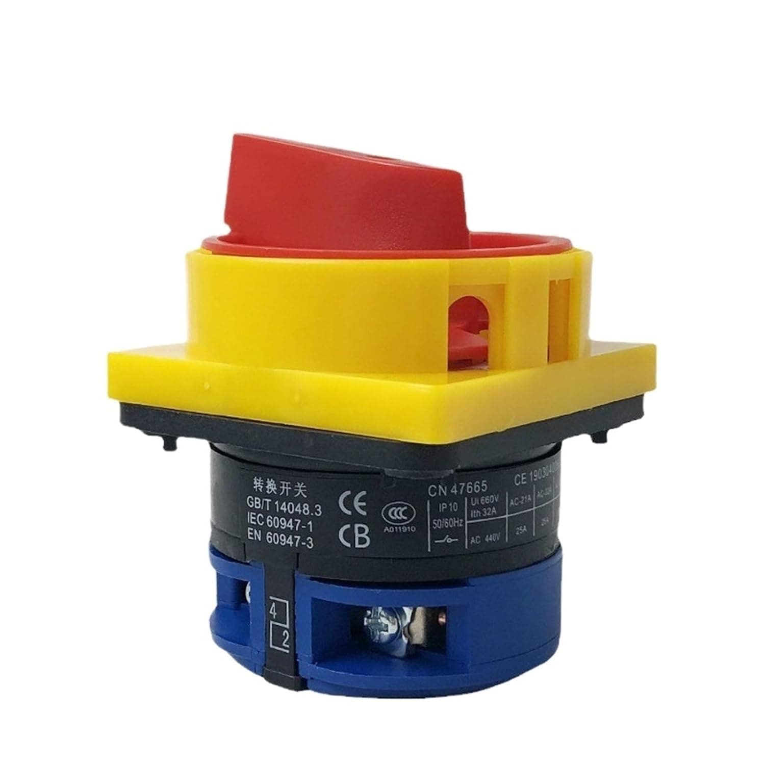 Isolator Switch 32Amp Rotary Cam Changeover Disconnect YMW26-32/1GS