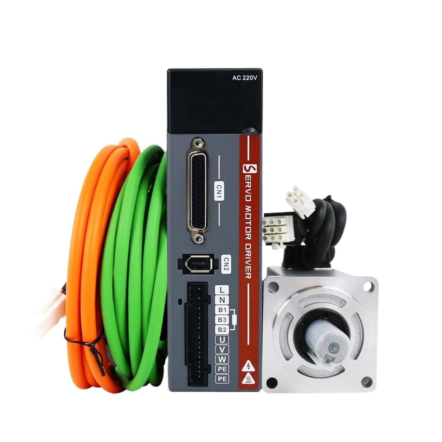 A5 220V 3000RPM IP65 200W 400W 600W 750W 1000W AC Servo Motor Controller Driver Kit AC Servo Motor Driver Controller Kit