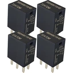 4PCS 12V Micro Relay SPDT 5-Pin 30A Plug-in Fuse Box Power Relay, Replaces OE#56049018AB / 05269988AA / 5269988AA / 68271210AA, Relay 72472V
