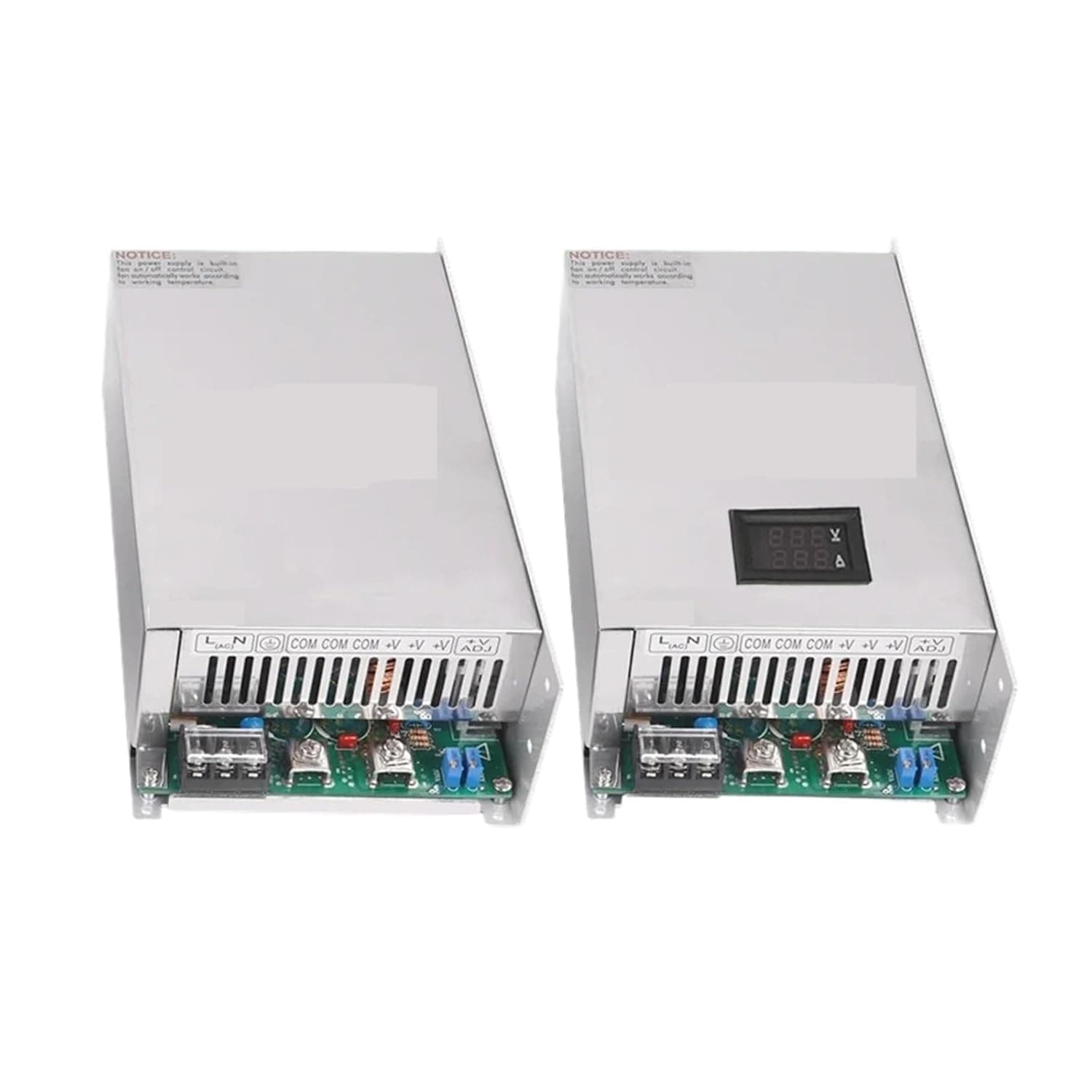 1500W Adjustable Power Supply 0-12V 15V 24V 27V 30V 36V 48V 60V 68V 72V 85V 90V 100V 110V 150V 200V Digital Display Power AC-DC(Display,0-68VDC)