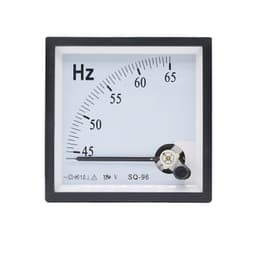 SQ-96-HZ Pointer Type AC 380V Analog Panel Frequency Meter Tester Gauge Indicator 55-65Hz 96x96mm 1Pcs