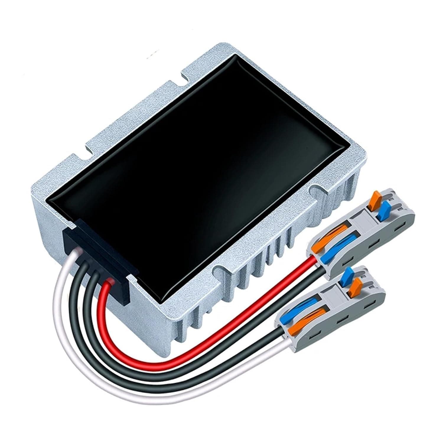 9-36V 12V 24V to 12 Volts Voltage Stabilizer DC Boost Buck Converter Car Power Supply 1A to 30A Step Up Down Waterproof(28a Aluminum,9-36V-12V)