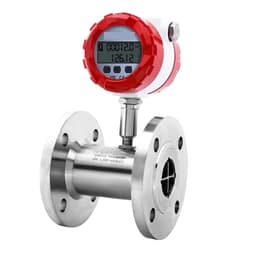 Digital Water Flow Meter Turbine Flow Sensor SS304 / SS316L RS485 4-20mA Pulse Output(DN80)