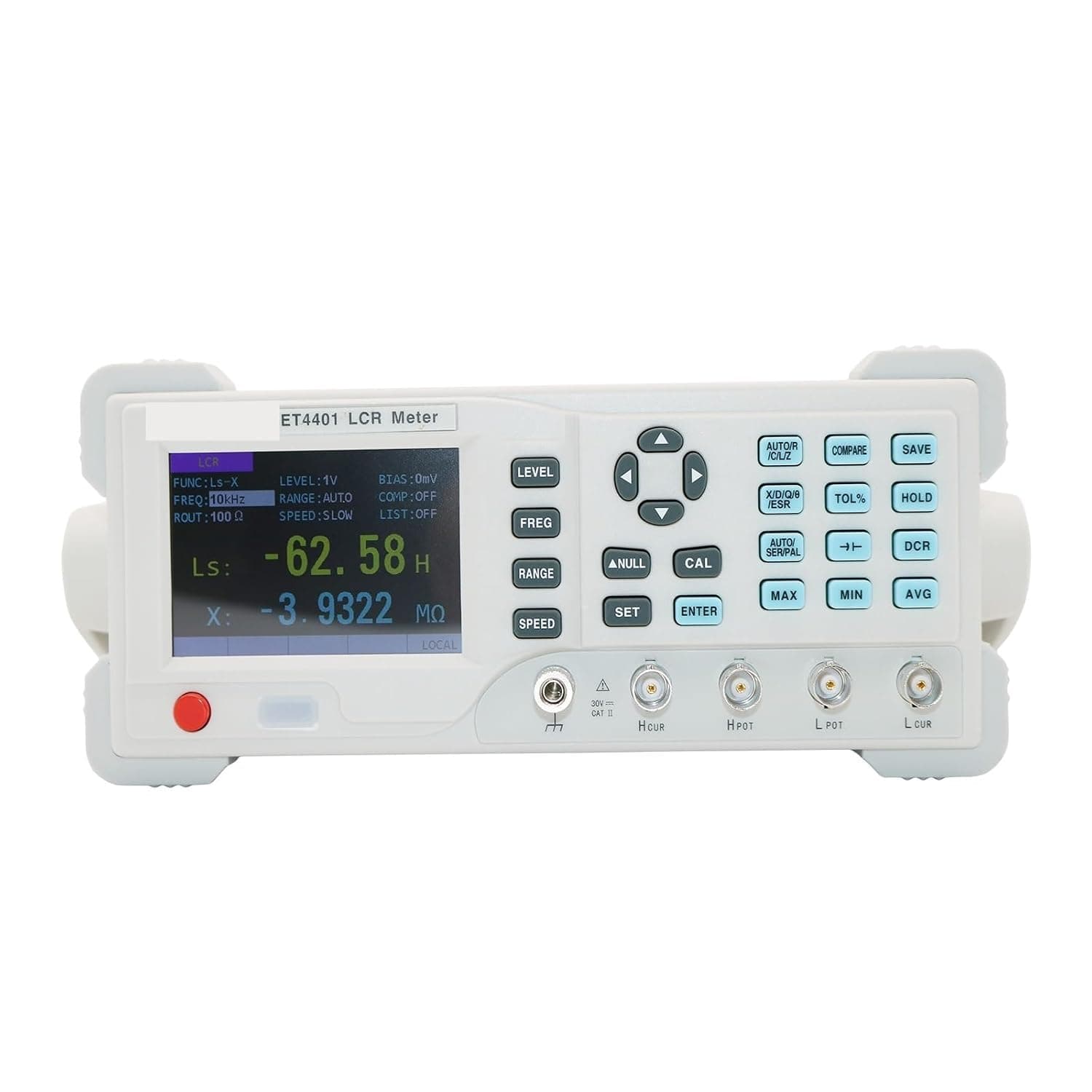LCR Meter Benchtop Tester with Digital Bridge Continuously Adjustable Frequency(ET4401)