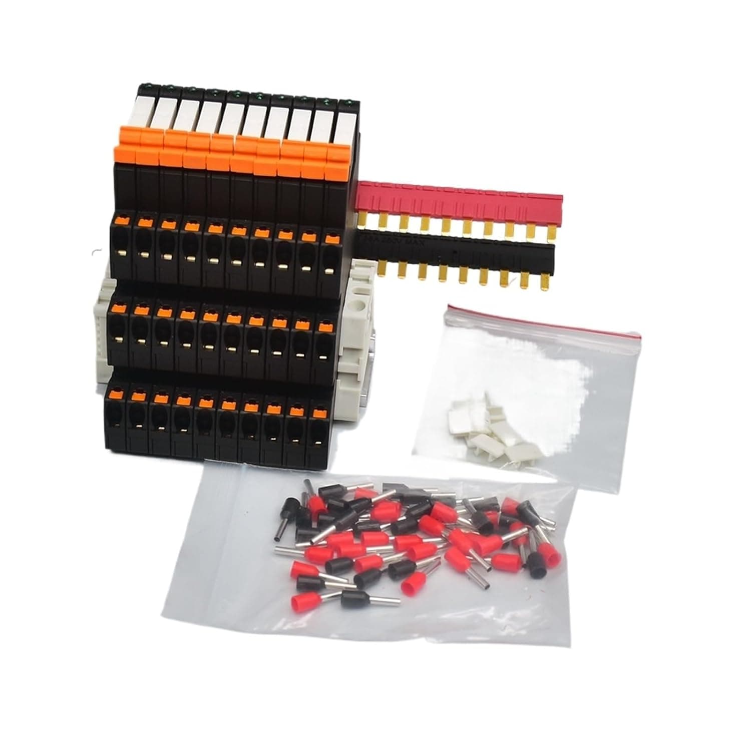 10PCS DIN Rail Relay Module HF 41F with LED 6A Slim 5V 12V 24V High Frequency 41F-5-ZS 41F-12-ZS 41F-24-ZS(24V Black)