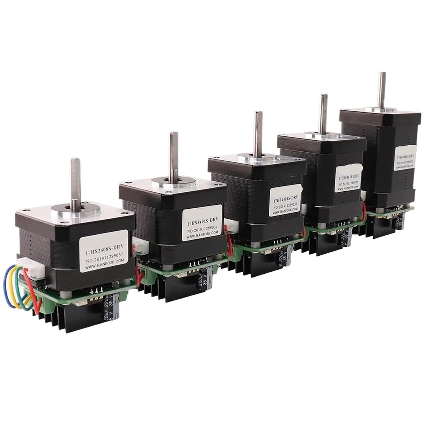 1pc 17hs2408S 3401S 4401S Stepper Motor Driver Module Integrated Body Length 34mm 42(17HS2408S-DRV)