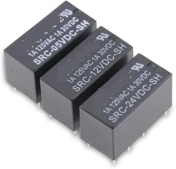Relay 50PCS Signal SRC-05VDC- 12VDC 24VDC-SH 1A 8PIN