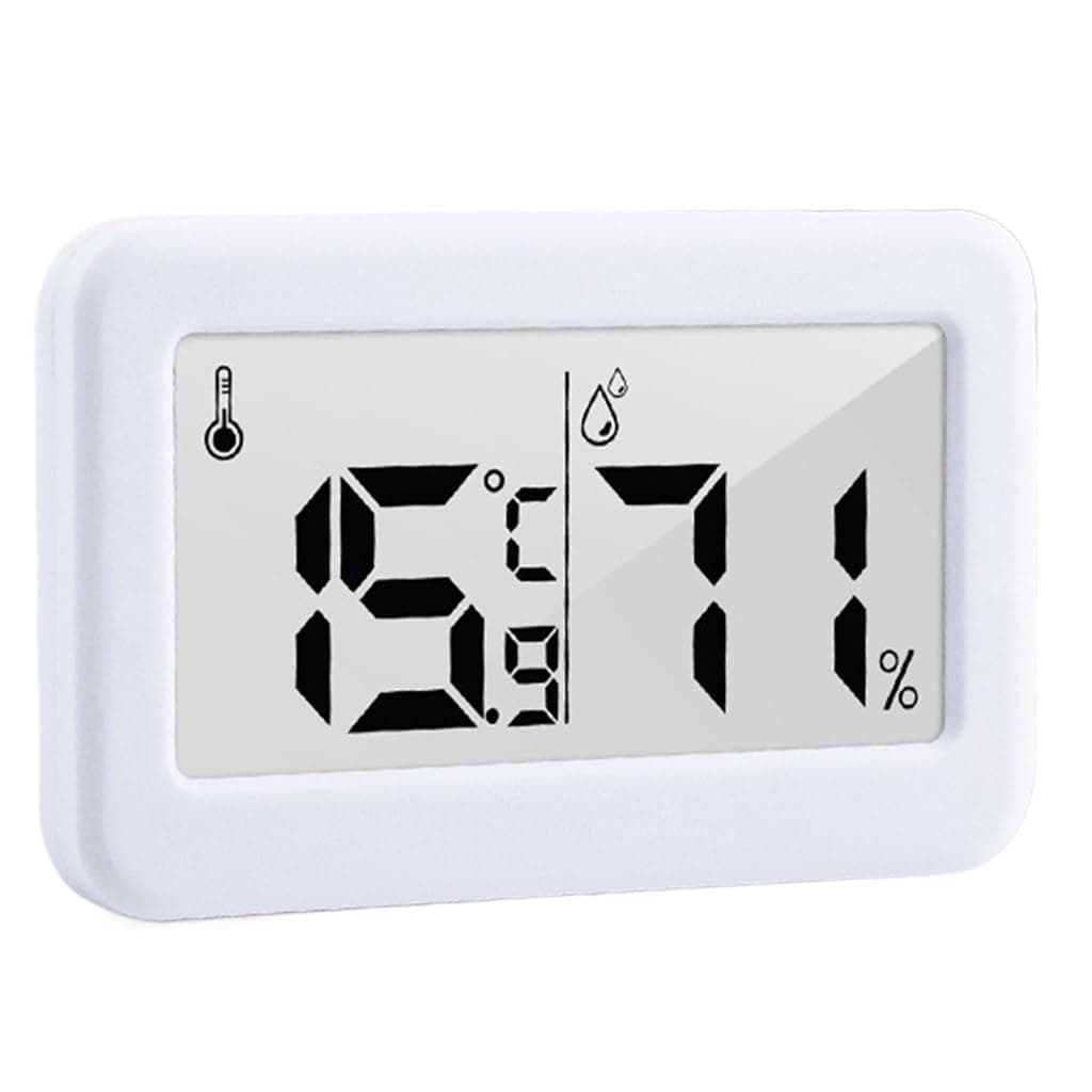 Electronic Digital Temperature and Humidity Meter Home Thermometer Indoor Alarm Clock Timing