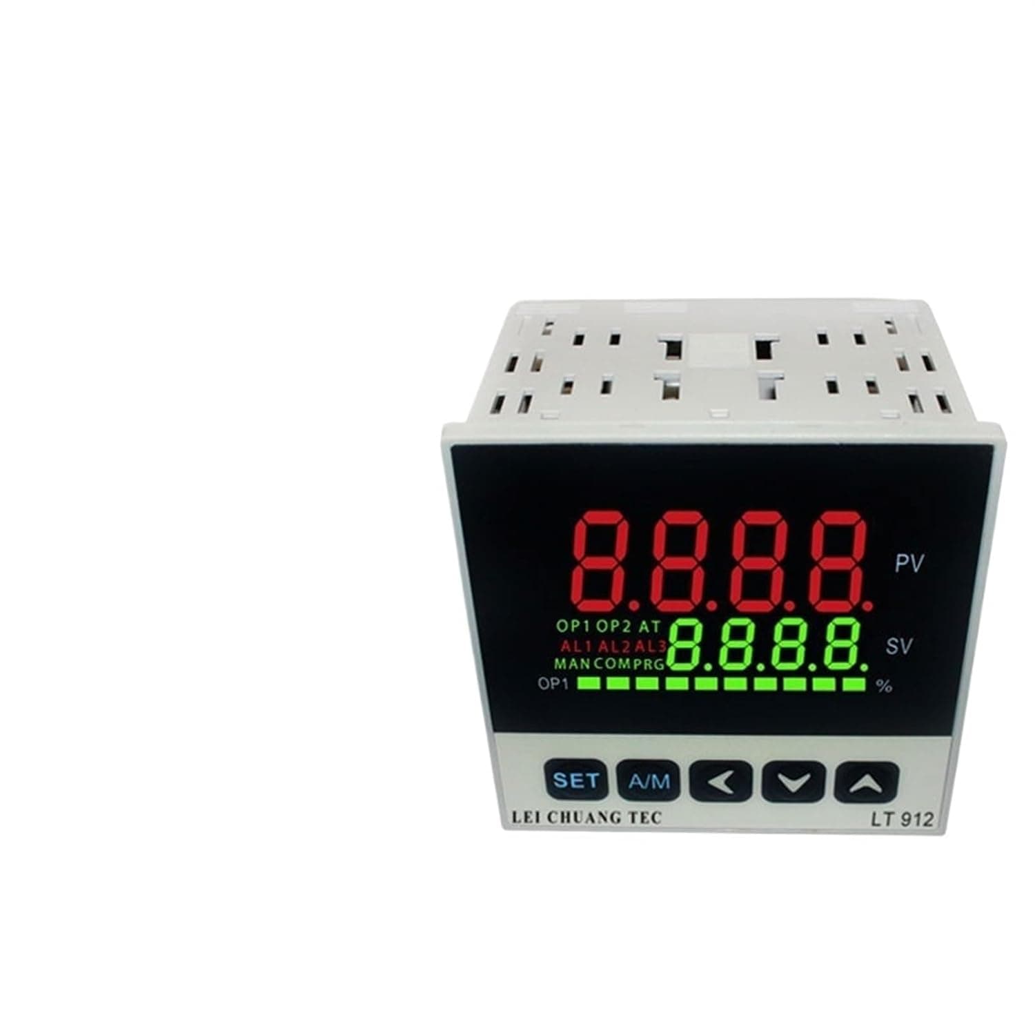 1PCS 0-10V Input LED Display PID Temperature Controller 96x96mm, SSR/Relay/4-20mA/0-10V Output(SSR Output 1Alarm)