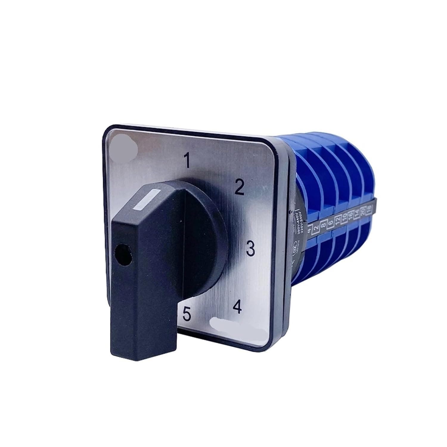 Rotary Cam Switch YMW26-32/5 Changeover Selector Silver Contact 32A 5 Poles Five Positions