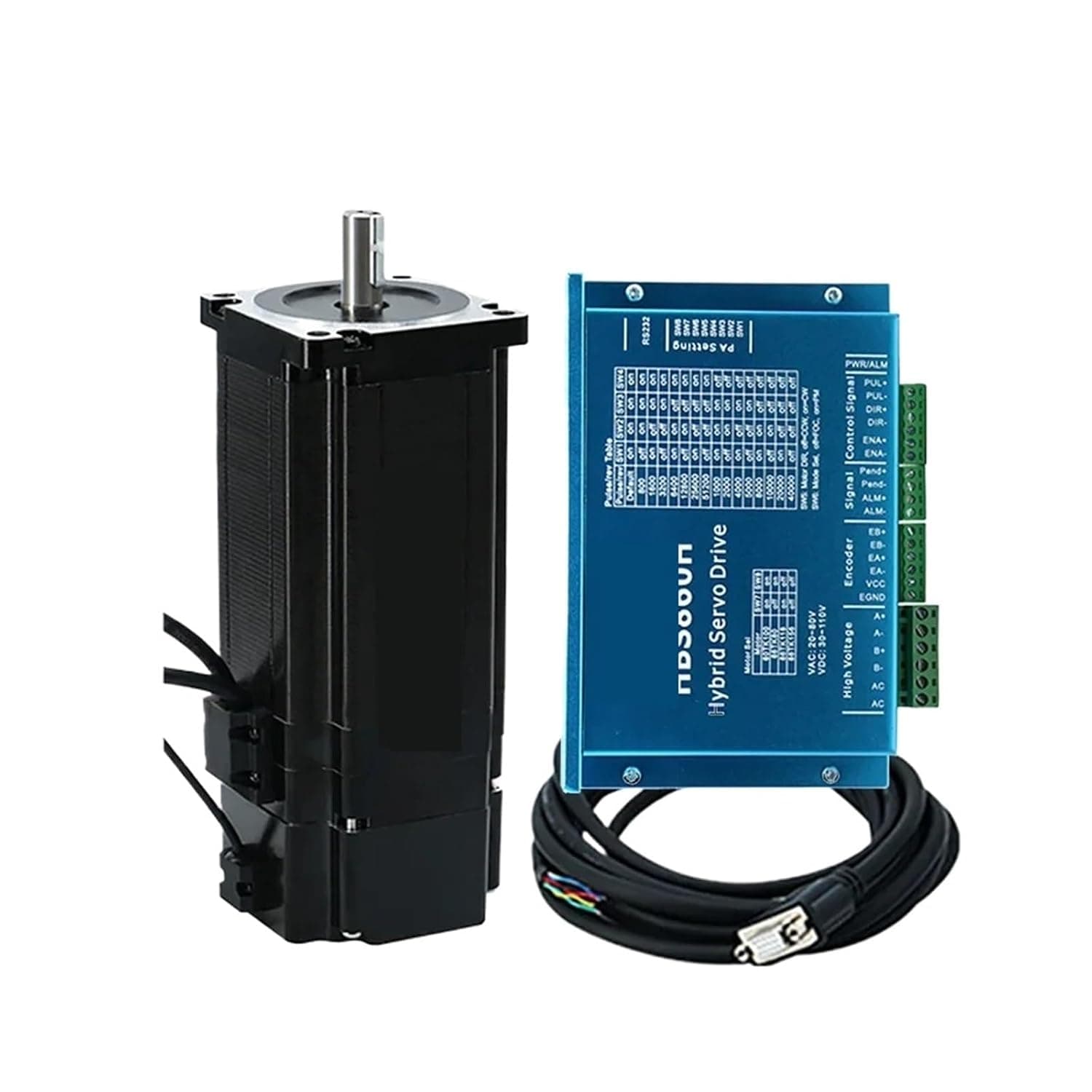2 Phase Closed Loop Stepper Servo Motor with Brake Driver for CNC