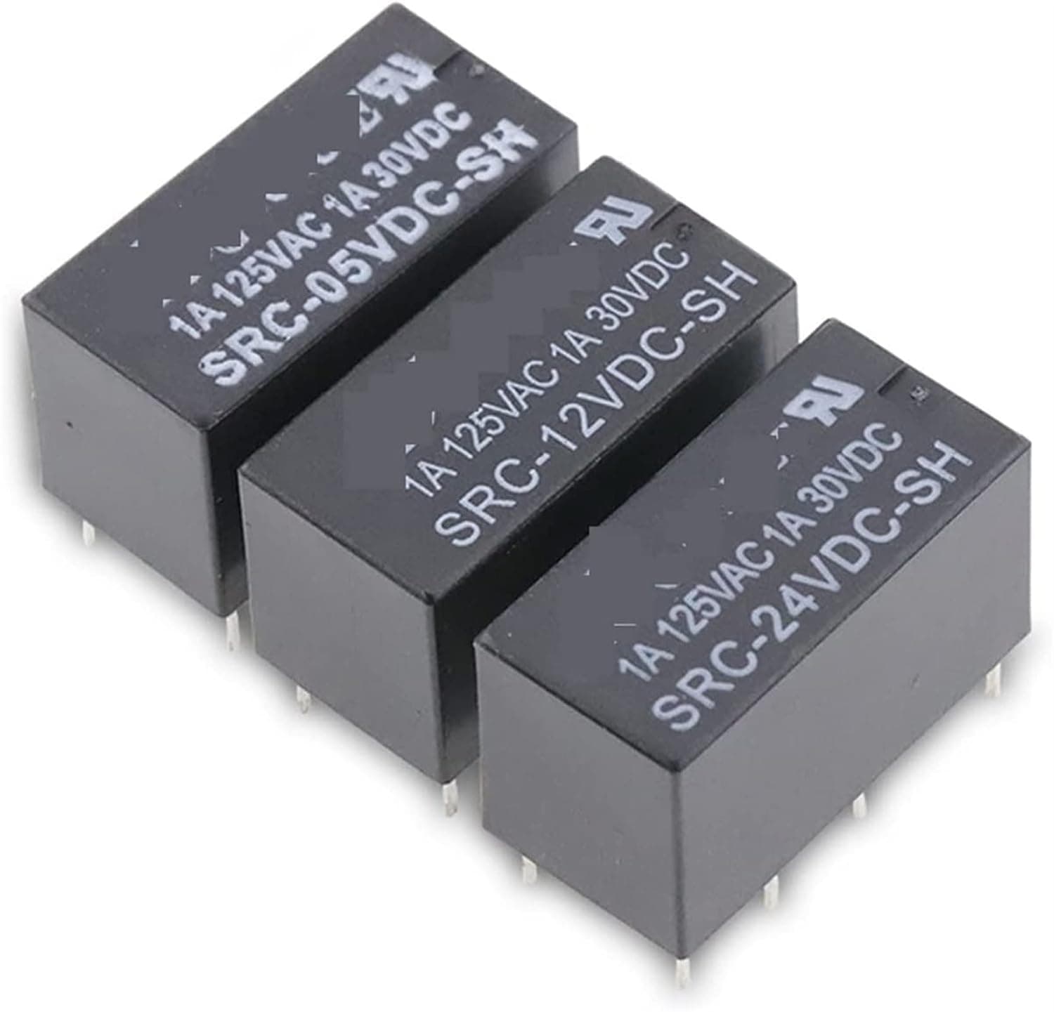 Relay 50PCS Signal SRC-05VDC- 12VDC 24VDC-SH 1A 8PIN
